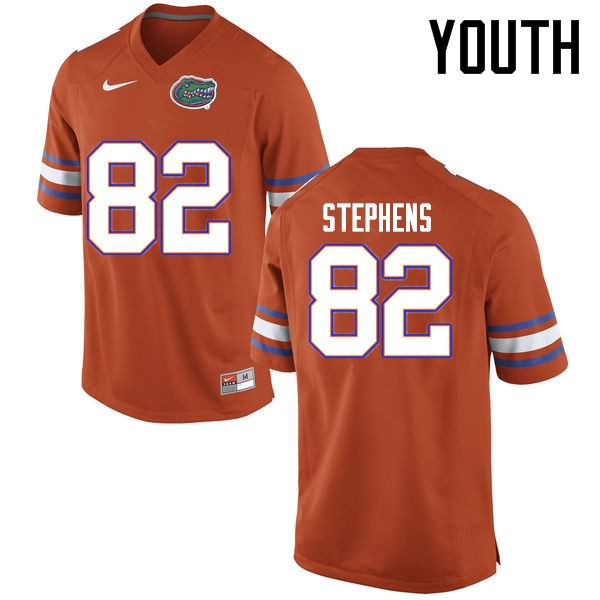 Youth NCAA Florida Gators Moral Stephens #82 Stitched Authentic Nike Orange College Football Jersey TGX1165WC